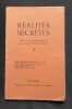 Réalités secrètes, "Cahiers de littérature" trimestriels. N°10, mars 1961.. CADOU (René-Guy). HAWTHORNE (Nathaniel). IVSIC (Rudovan). SEBESTYEN ...