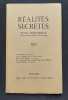 Réalités secrètes, "Cahiers de littérature" trimestriels. N°14, juin 1962.. BORNE (Alain). PAROUTAUD (J.). RIVET-BORAC (Renée). ORY (Carlos Edmundo ...