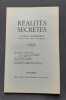 Réalités secrètes, "Cahiers de littérature" trimestriels. N°30, avril 1967.. BEALU (Marcel). LEAR (Edward). PARISOT (Henri). GUILLAUME (Louis). ...