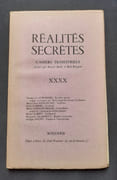 Réalités secrètes, "Cahiers de littérature" trimestriels. N°40, novembre 1970. par SMET (Michel de). CLAIRBOUT (Marguerite). BEDDOES (Thomas Lovell). BANCQUART (Marie-Claire). GABRIEL (Pierre). GREGOR-DELLIN (Martin). NUCHY (Adolphe).