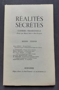 Réalités secrètes, "Cahiers de littérature" trimestriels. N°41-42, mars 1971.