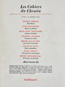 Les Cahiers du Chemin. N°24, avril 1975.  par STEFAN (Jude). SERENI (Nicole). BONNEFOI (Yves). PERROS (Georges). REDA (Jacques). MESCHONNIC (Henri). TRASSARD (Jean-Loup). RACZYMOW (Henri). - Image 1
