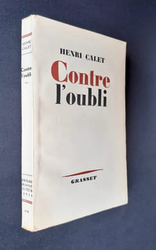 Contre l'oubli -. CALET (Henri) -