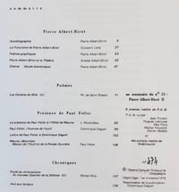 Pierre-Albert Birot I et II. Cahiers bleus: n°14 et 15, hiver-printemps-été 1979.