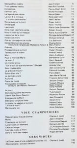 La mort en question. Cahiers bleus: n°23, printemps 1982. 