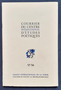 Tacite mémoire, par Raul Gustavo Aguirre – L’expression indirecte en poésie, par Francis Edeline. Le Courrier du centre international d’études poétiques, n°37-38, janvier 1962.
