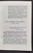 Une poétique de la relation, par Jacques Sojcher – D’après elle, par Claire Lejeune. Le Courrier du centre international d’études poétiques, n°72, octobre 1969. par SOJCHER (Jacques). LEJEUNE (Claire).  - Image 2