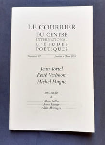 Courrier du centre international d’études poétiques, n°197, janvier-mars 1993.