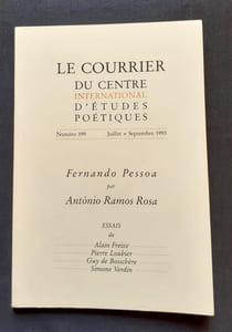 Courrier du centre international d’études poétiques, n°199, juillet-septembre 1993.