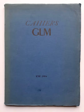 Cahiers GLM: été 1954. . CHAR (René) - FRENAUD (André) - BLANCHARD (Maurice) - DU BOUCHET (André) - MIRO (Joan) - CAYROL (Jean) - MANDIARGUES (André ...