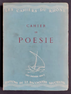 Cahier de poésie - N°2 avril 1942 -