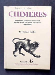 Le Sexe des étoiles - Chimères n°15, printemps 1992 -