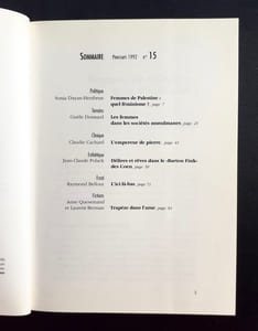 Le Sexe des étoiles - Chimères n°15, printemps 1992 -