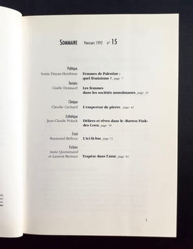 Le Sexe des étoiles - Chimères n°15, printemps 1992 - . BELLOUR (Raymond) - BERMAN (Laurent) - CACHARD (Claudie) - DAYAN-HERZBRUN (Sonia) - POLACK ...