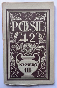 Poésie 42, n°3 mai-juin 1942.