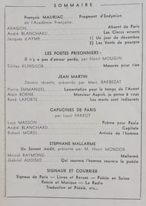 Poésie 42, n°3 mai-juin 1942.