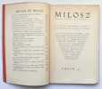 Milosz. Cahier spécial de Poésie 42.. MILOSZ (Oscar Venceslas de Lubicz). GUIBERT (Armand). SEGHERS (Pierre). AMROUCHE (Jean). MASSON (Loys). BORNE ...