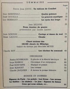 Poésie 43, n°16, octobre-novembre 1943.
