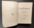 Epilogues. Réflexions sur la vie. Deuxième série 1899-1901. . GOURMONT (Rémy de) -