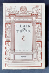 Clair de terre. Carte du ciel, troisième cahier de poésie.