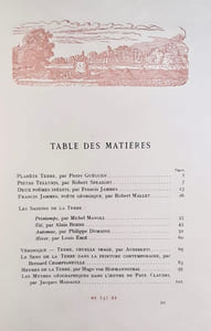 Clair de terre. Carte du ciel, troisième cahier de poésie.