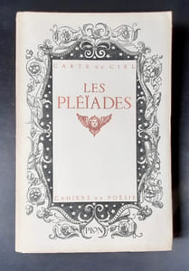 Les Pléiades. Carte du ciel. Premier cahier de poésie.