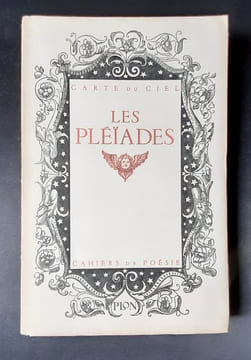 Les Pléiades. Carte du ciel. Premier cahier de poésie. . CLAUDEL (Paul) - BERNANOS (Georges) - PAPINI (Giovanni) - MOREL (Robert) - HOOG (Armand) - DE ...