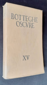 Botteghe oscure, n°15. Mars 1955.