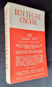Botteghe oscure n°20, septembre 1957.