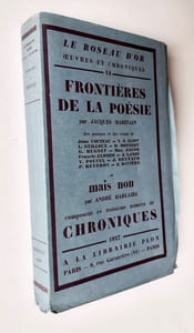 Troisième numéro de Chroniques - Le Roseau d'or, oeuvres et chroniques, n°14 -