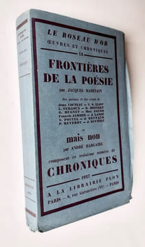 Troisième numéro de Chroniques - Le Roseau d'or, oeuvres et chroniques, n°14 - . COCTEAU (Jean). JACOB (Max). ELIOT (T.S.). GUILLOUX (Louis). REVERDY ...