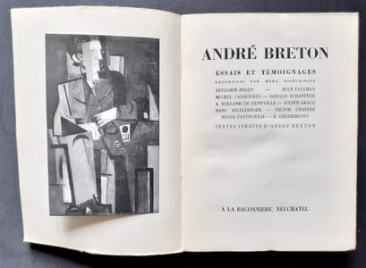 André Breton - Essais et témoignages recueillis par Marc Eigeldinger et textes inédits d'André Breton -