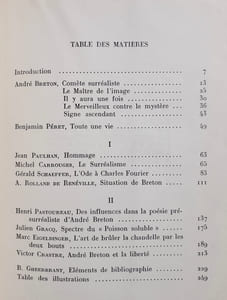 André Breton - Essais et témoignages recueillis par Marc Eigeldinger et textes inédits d'André Breton -