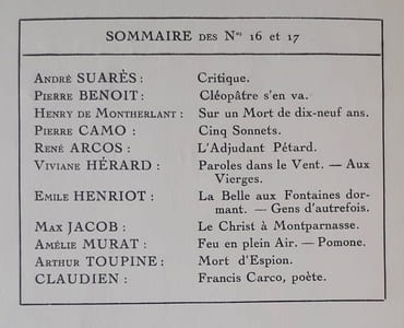 Les Ecrits nouveaux. N°16 et 17, avril-mai 1919.
