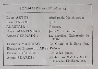 Les Ecrits nouveaux. N°23 et 24, novembre-décembre 1919.