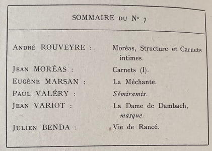 Les Ecrits nouveaux. N°7, juillet 1920.