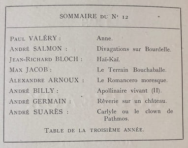 Les Ecrits nouveaux. Troisième année, n°12, décembre 1920.