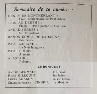 Les Ecrits nouveaux. Tome VII. n°1, janvier 1921.