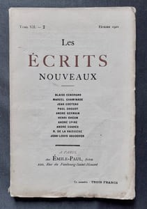 Les Ecrits nouveaux. Tome VII. N°2, février 1921.