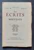 Les Ecrits nouveaux. Tome VIII. N°12, décembre 1921.. AURIC (Georges). BLOCH (Jean(-Richard). BUTLER (Samuel). JULIEN (André). MISTRAL (Gabriela). ...