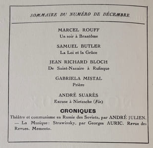 Les Ecrits nouveaux. Tome VIII. N°12, décembre 1921.