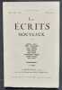 Les Ecrits nouveaux. Tome IX. N°3, mars 1922.. SUARES (André). TAGORE (Rabindranath). TOUPINE (Arthur). VALERY (Paul).AURIC (Georges). CHARPENTIER ...