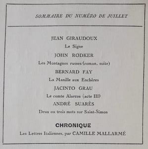 Les Ecrits nouveaux. Tome IX. N°7, juillet 1922.