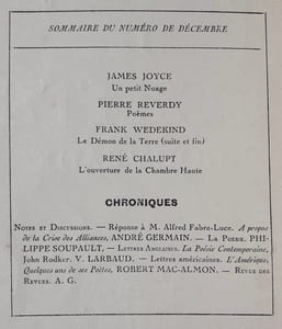 Les Ecrits nouveaux. Tome IX. N°12, décembre 1922.