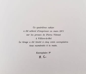 La Traverse n°4, printemps 1971 -