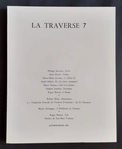 La Traverse n°7, octobre 1973 -