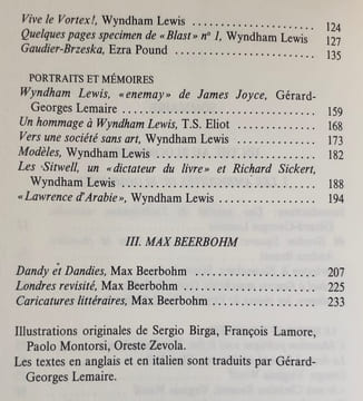 L'ennemi, 1988: Un thé au Bloomsbury.. LEMAIRE (Gérard-Georges). LANR (Simon). WOOLF (Virginia). BLANCHE (Jacques-Emile). LEWIS (Wyndham). POUND ...