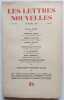 Les Lettres Nouvelles : n°20, octobre 1954.. JOZSEF (Attila). BIERCE (Ambrose). OLLIVIER (Albert). SOULAT (Robert). MAYOUX (Jean-Jacques). LEIBOWITZ ...