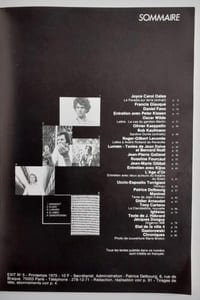 Exit. Revue trimestrielle. N°5, printemps 1975.