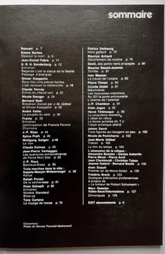 Exit. Revue trimestrielle N°10-11, décembre 1976. . DEBLE (Colette). DELMAS (Claude). SANTOS (Emma). STENGER (Nicole). KAEPPELIN (Olivier). SONDERBORG ...